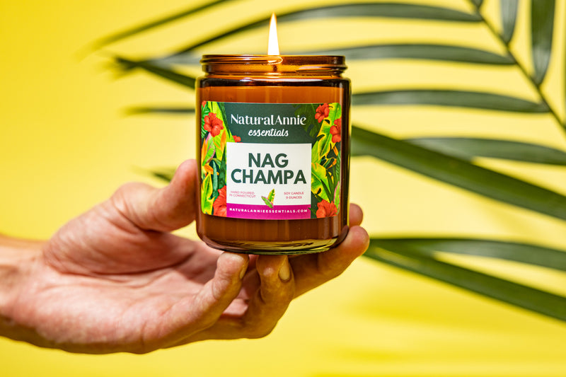 Nag Champa Candle Jar From Nag Champa Spa